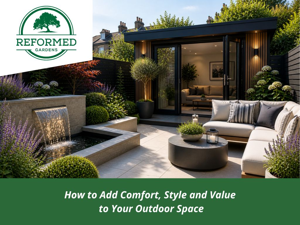 Garden Rooms and Water Features in Mill Hill