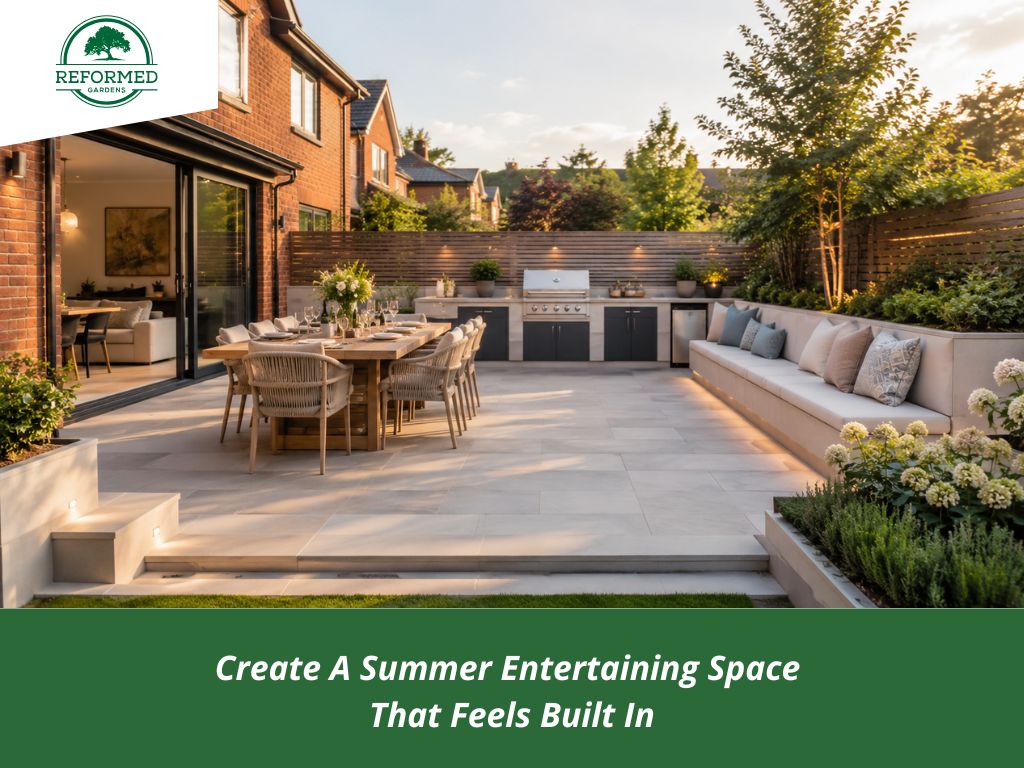 Patio Design Ideas For Mill Hill Gardens | Reformed